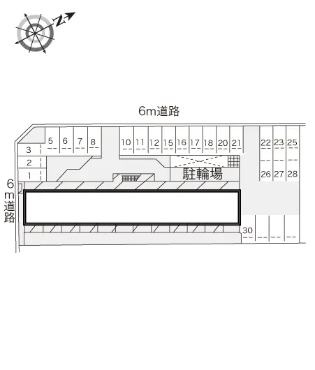 ★手数料０円★姫路市北条宮の町　月極駐車場（LP）